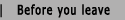before you leave button